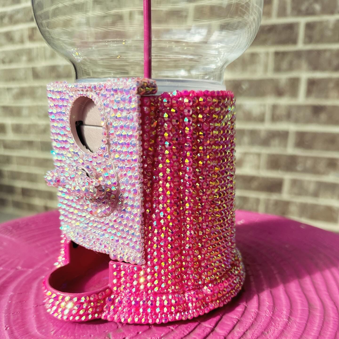 Custom Order Rhinestone 9” Mini Gumball Machine