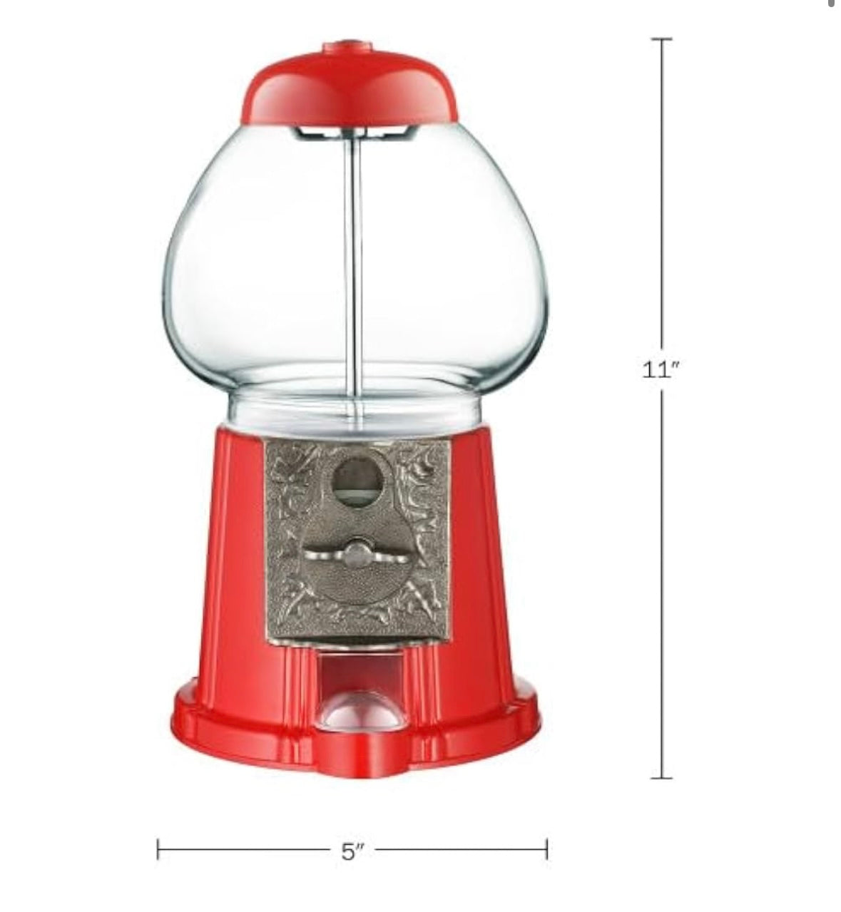 Custom Order Rhinestone 11” Small Gumball Machine
