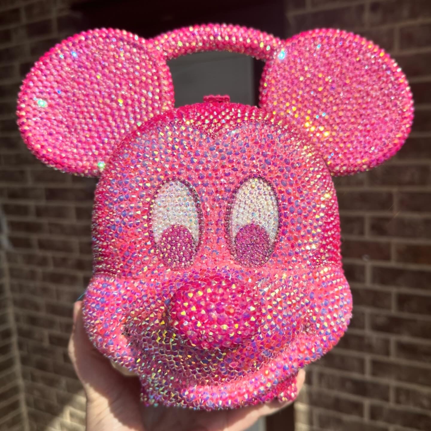Vintage Rhinestone Mickey Mouse Lunchbox