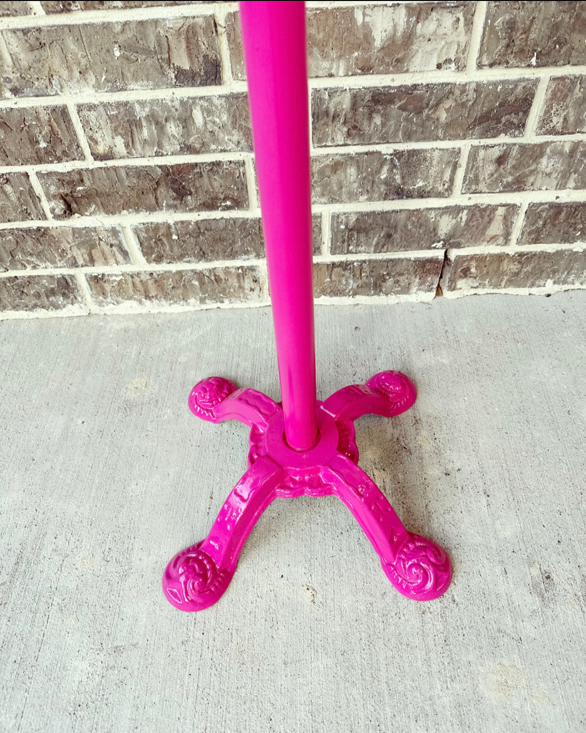 Refurbished Pink Gumball Machine on Stand