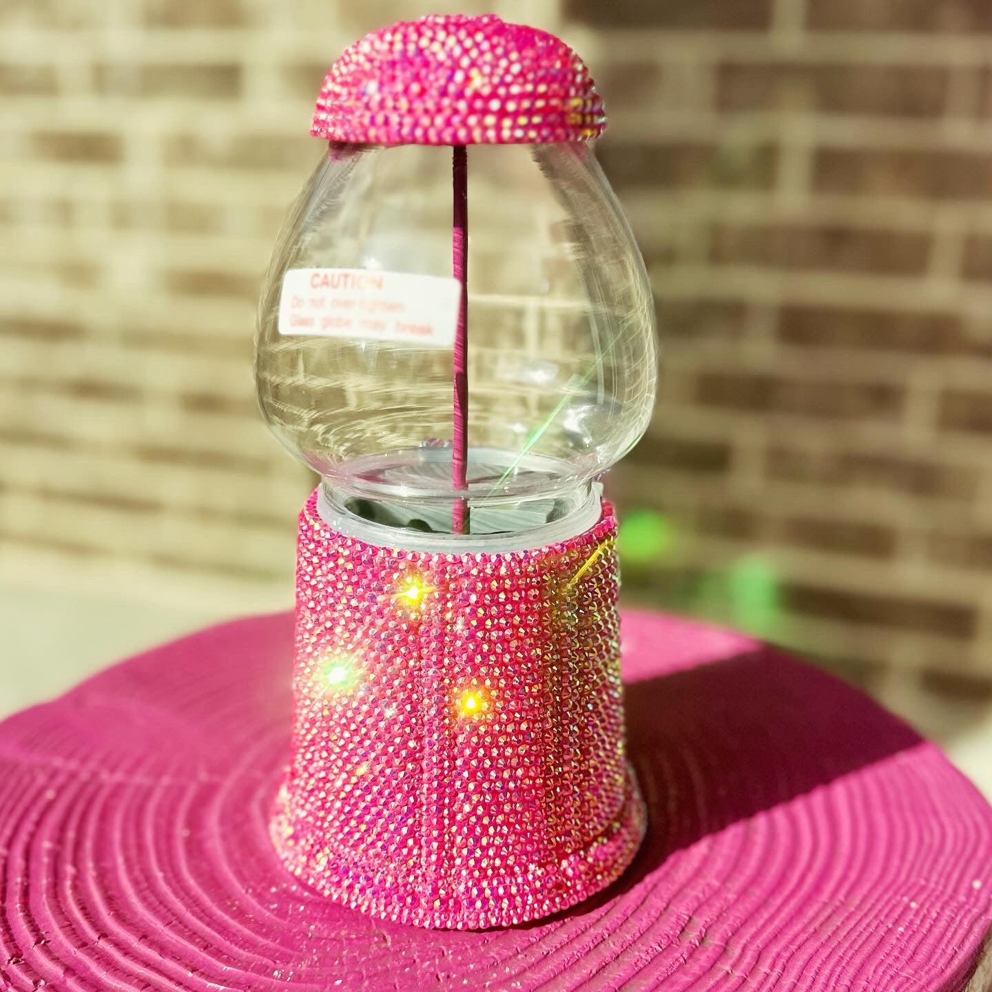 Mini Gumball Machine with Rhinestones