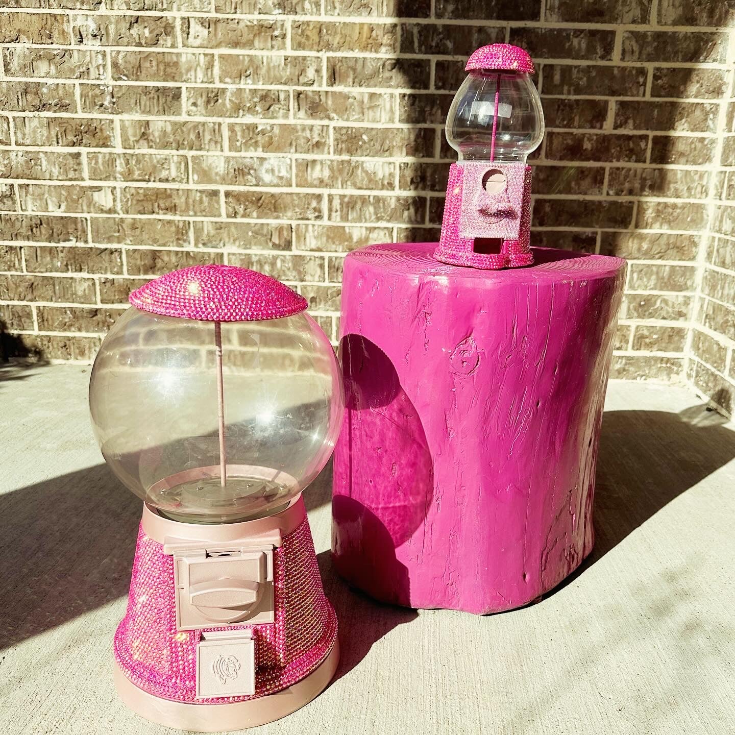 Mini Gumball Machine with Rhinestones