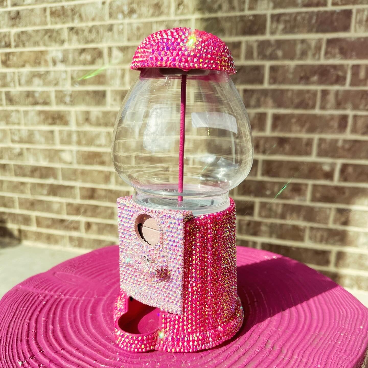 Mini Gumball Machine with Rhinestones