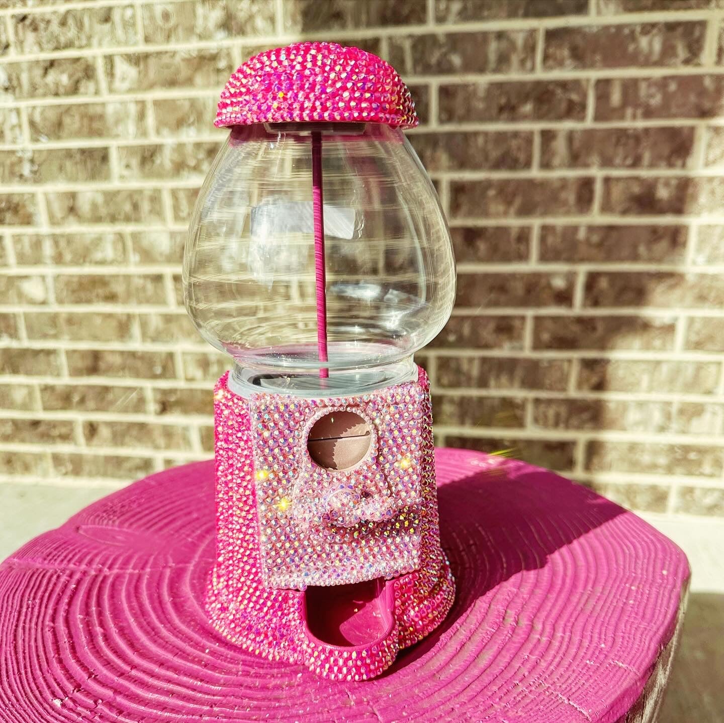 Mini Gumball Machine with Rhinestones