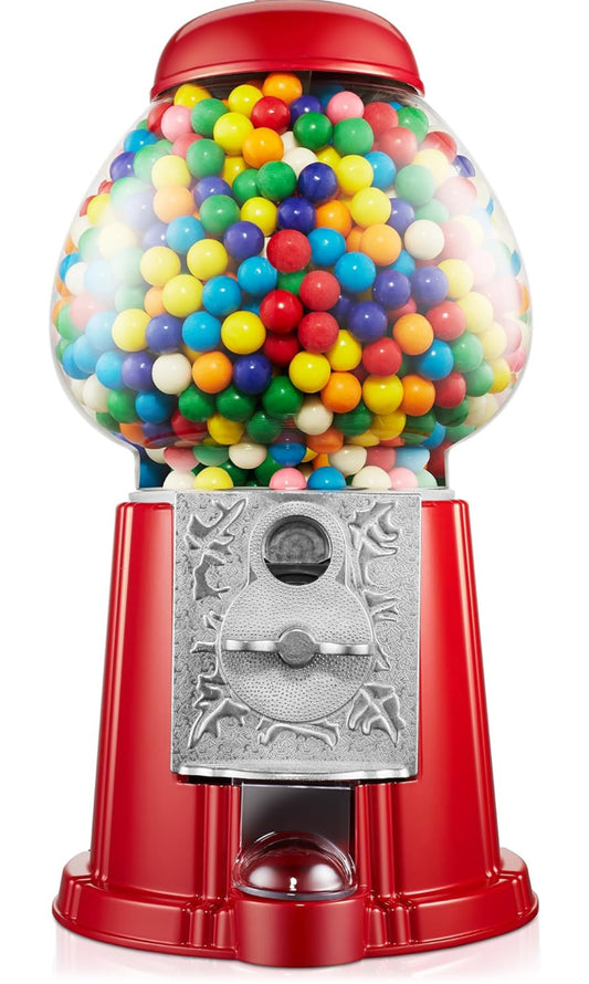 15” Custom Rhinestone Gumball Machine (full size without stand)