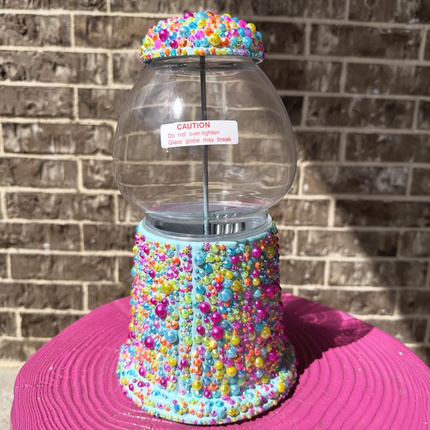 New Rhinestone Gumball Machine 11”