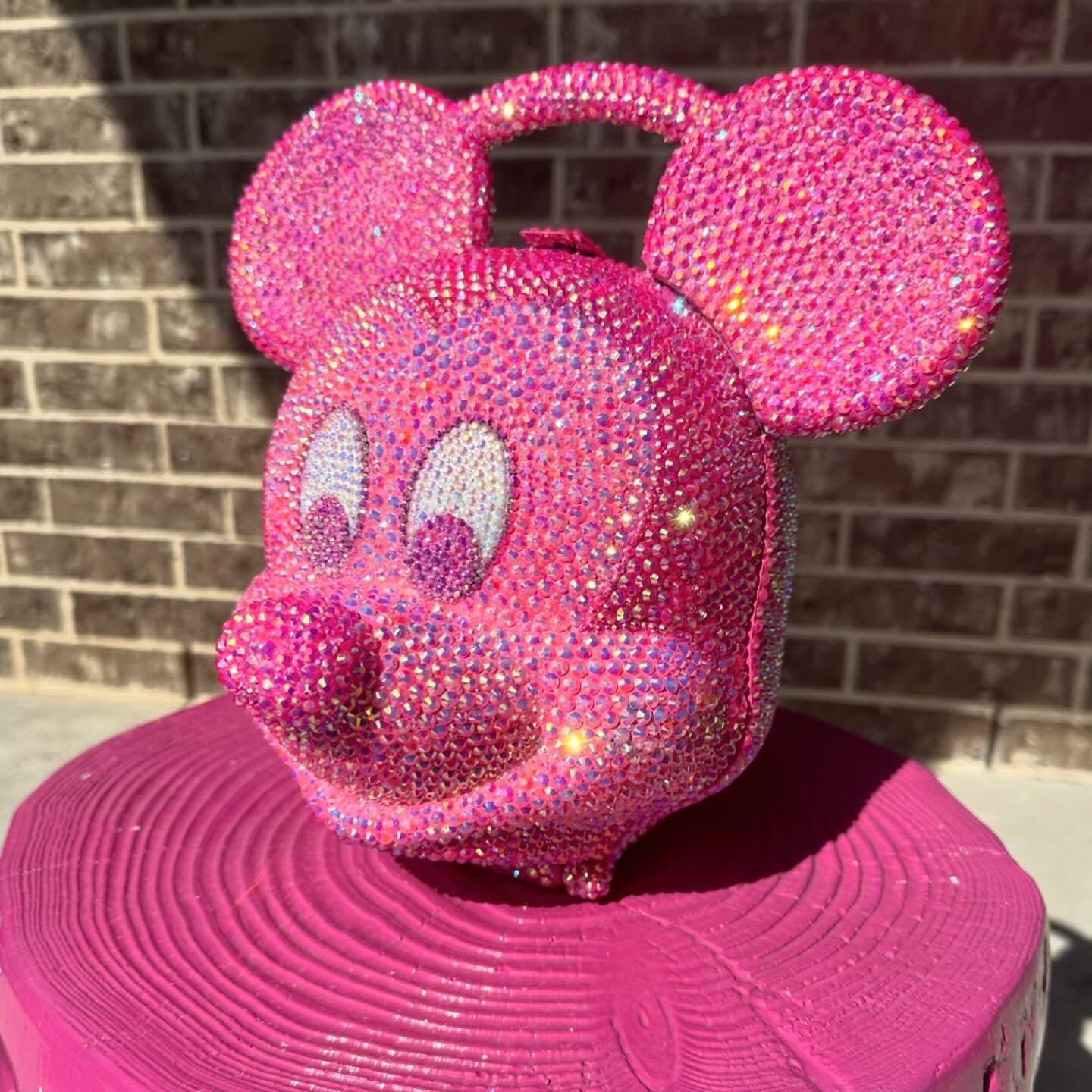 Vintage Rhinestone Mickey Mouse Lunchbox