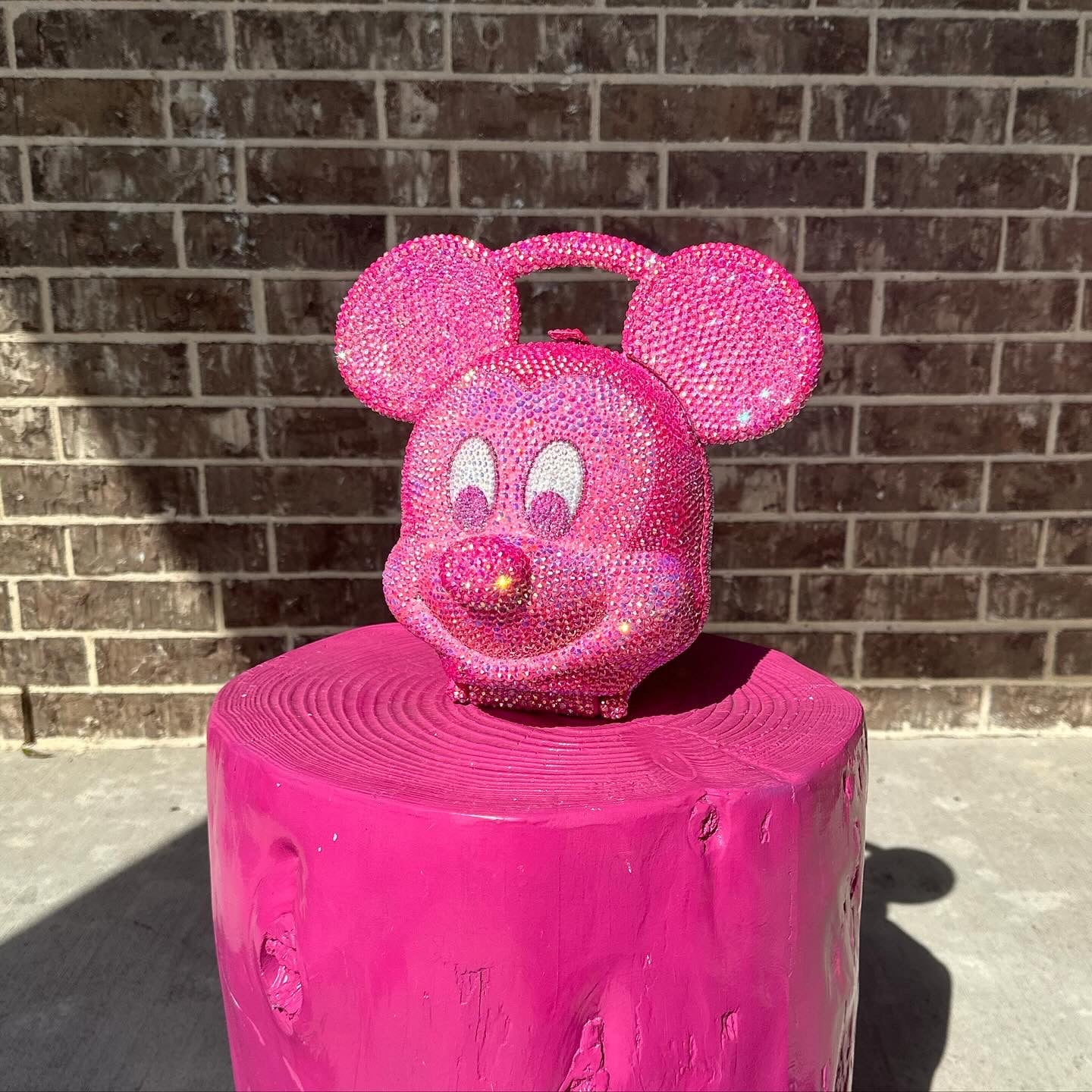 Vintage Rhinestone Mickey Mouse Lunchbox